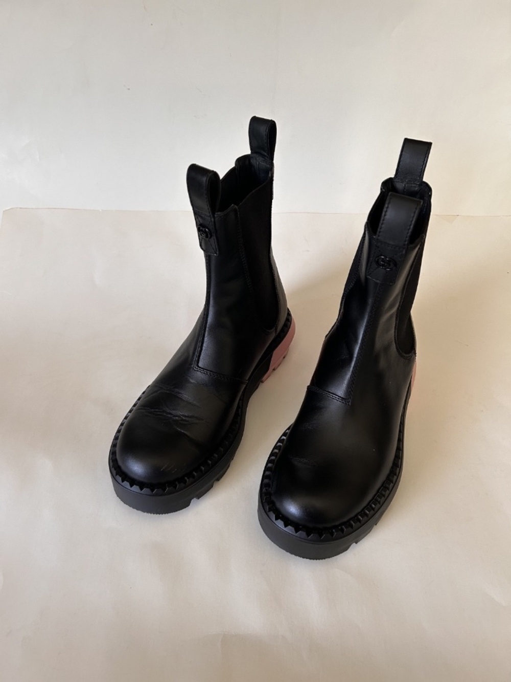 GUCCI Women's Black Leather Chelsea Ankle Boot Size 8.5 (US) 762020 AAMC3 - Picture 3 of 10